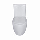 Унітаз-компакт Qtap Robin Ultra Quiet безободковий з сидінням Soft-close QT13222128AUQ1W