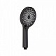 Лійка для ручного душу Qtap Rucni 120 мм округла QTRUC125BLM45776 Black Matt