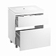 Комплект Qtap Albatross 710х825х460 White тумба підлогова + раковина урізна QT0171TN700D3070CW