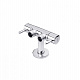 Кран приладовий для підключення Karro 1/2"x1/2"x1/2" ЗЗЗ на 2 виходи, хромований KR-3155