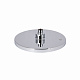 Лійка для верхнього душу Qtap Hlavova D 230 мм округла QTHLA107CRM45787 Chrome/White
