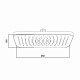 Лійка для верхнього душу Qtap Hlavova 260x180 мм прямокутна QTHLA107BLM45786 Black Matt