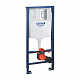Комплект 4 в 1: Інсталяція Grohe Rapid SL 3 в 1 38772001 + Унітаз безободковий Kroner Harz WHI483632 TORNADO з сидінням Slim Duroplast / Soft-close / Quick relase KH483632WHIT (38772001KH483632)