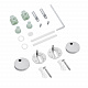 Комплект 4 в 1: Інсталяція Grohe Rapid SL 3 в 1 38772001 + Унітаз безободковий Kroner Harz WHI483632 TORNADO з сидінням Slim Duroplast / Soft-close / Quick relase KH483632WHIT (38772001KH483632)