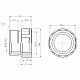 Муфта обтискна SD Forte 20х1/2" В SF171W2015