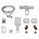 Змішувач для душу Lidz Wawel 010 (з душовим гарнітуром) (k40) LDWAW010CRM45390 Chrome