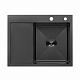 Кухонна мийка Kroner KRP Schwarze - 6350RHM PVD (3.0/1.0 мм)