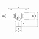Трійник прес Icma 16х20х26 №406