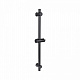 Душова стійка з тримачем універсальна Qtap Lepit 665 мм округла QTLEP82103OB Black Matt