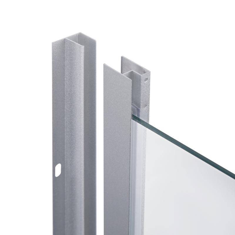 Lidz Вертикальний профіль сатин для низького піддону WIEZA LOW