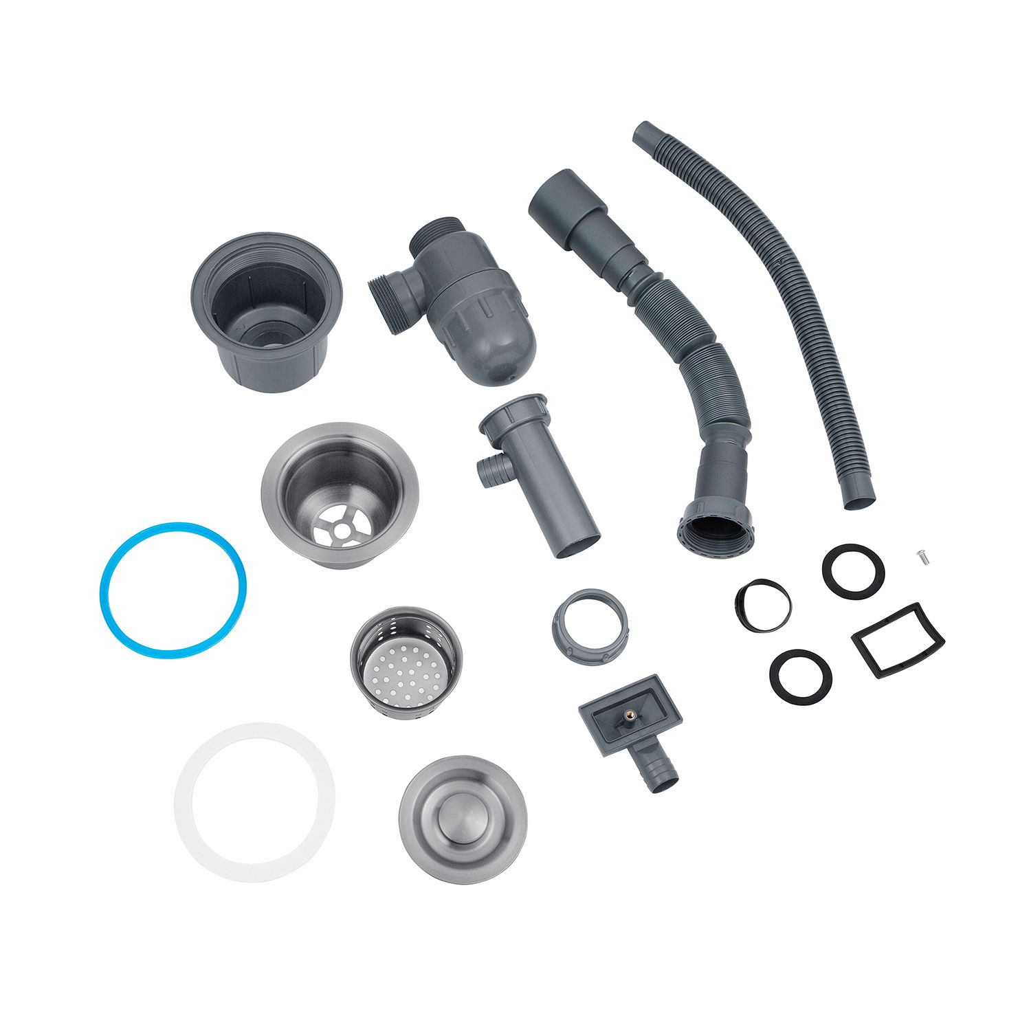 Кухонна мийка Kroner KRP Derby - 5843HM Brush (2,5/0,5 мм)