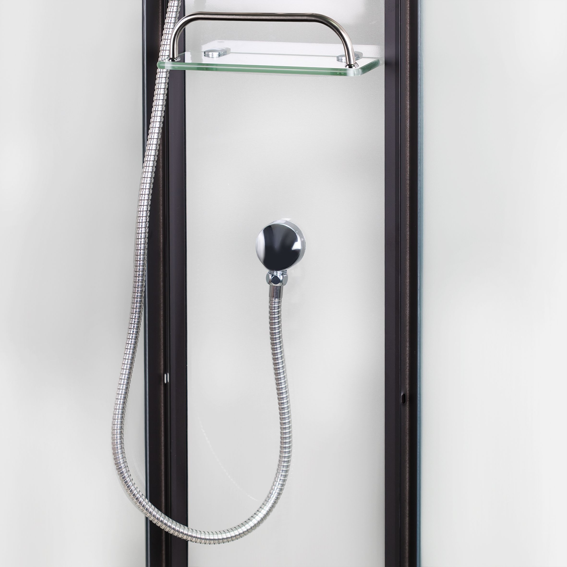 Душевой бокс Lidz Majatek SB90x90.BLA.LOW.TR, стекло прозрачное 5 мм