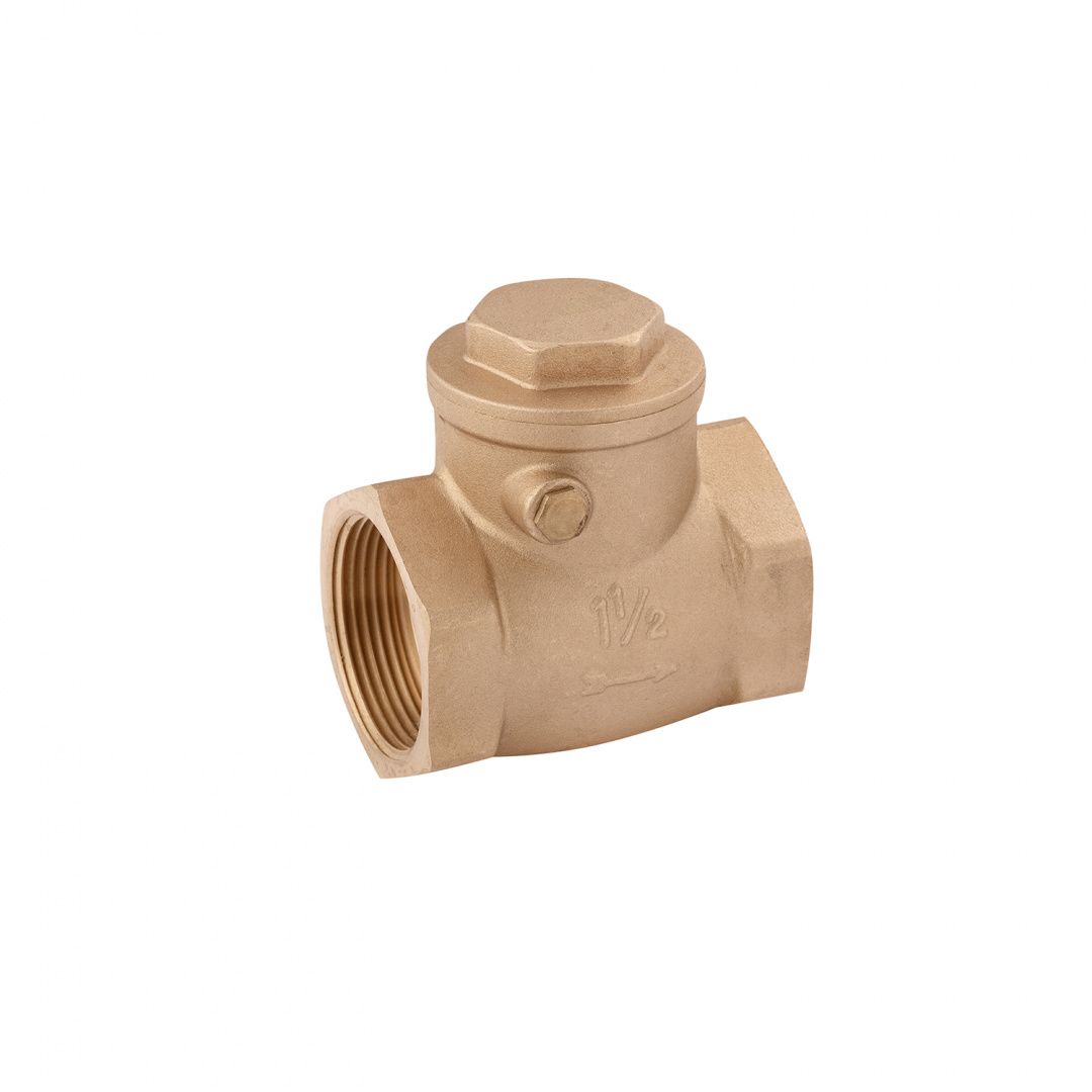 Пелюстковий клапан Karro 1 1/2" ВВ латунний KR-107