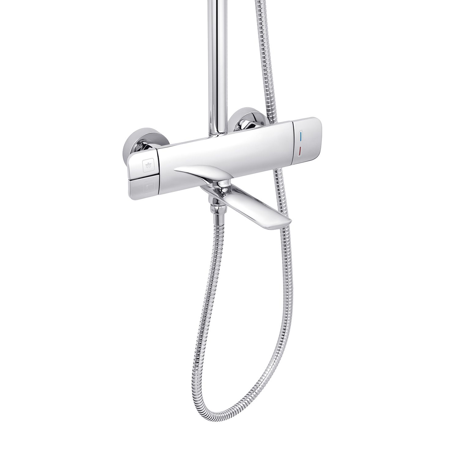 Набор 2 в 1 душова система Kroner Makon-C063 + змішувач Makon-C010