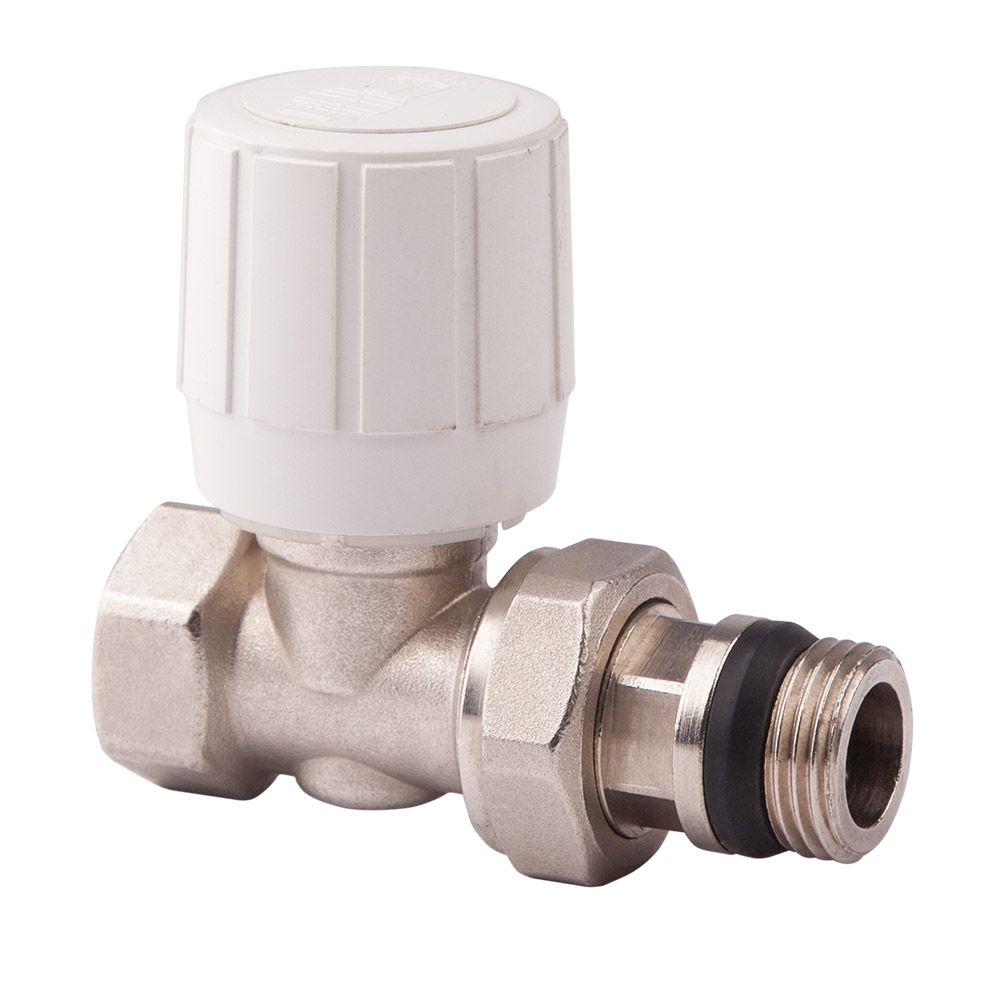 Кран радиаторный Icma 3/4" 28х1,5 с антипротечкой прямой №975