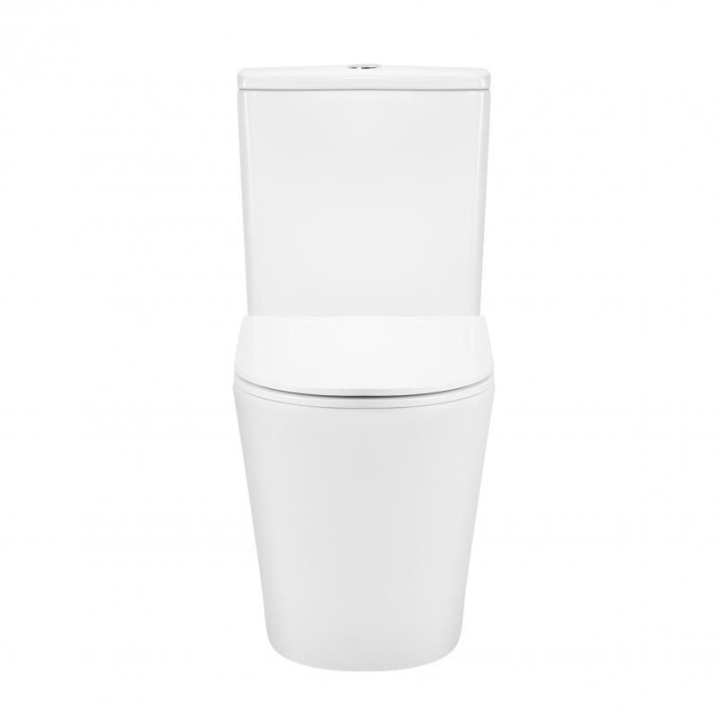 Унітаз-компакт Qtap Scorpio безободковий Ultra Quiet з сидінням Soft-close QT14222125AUQW