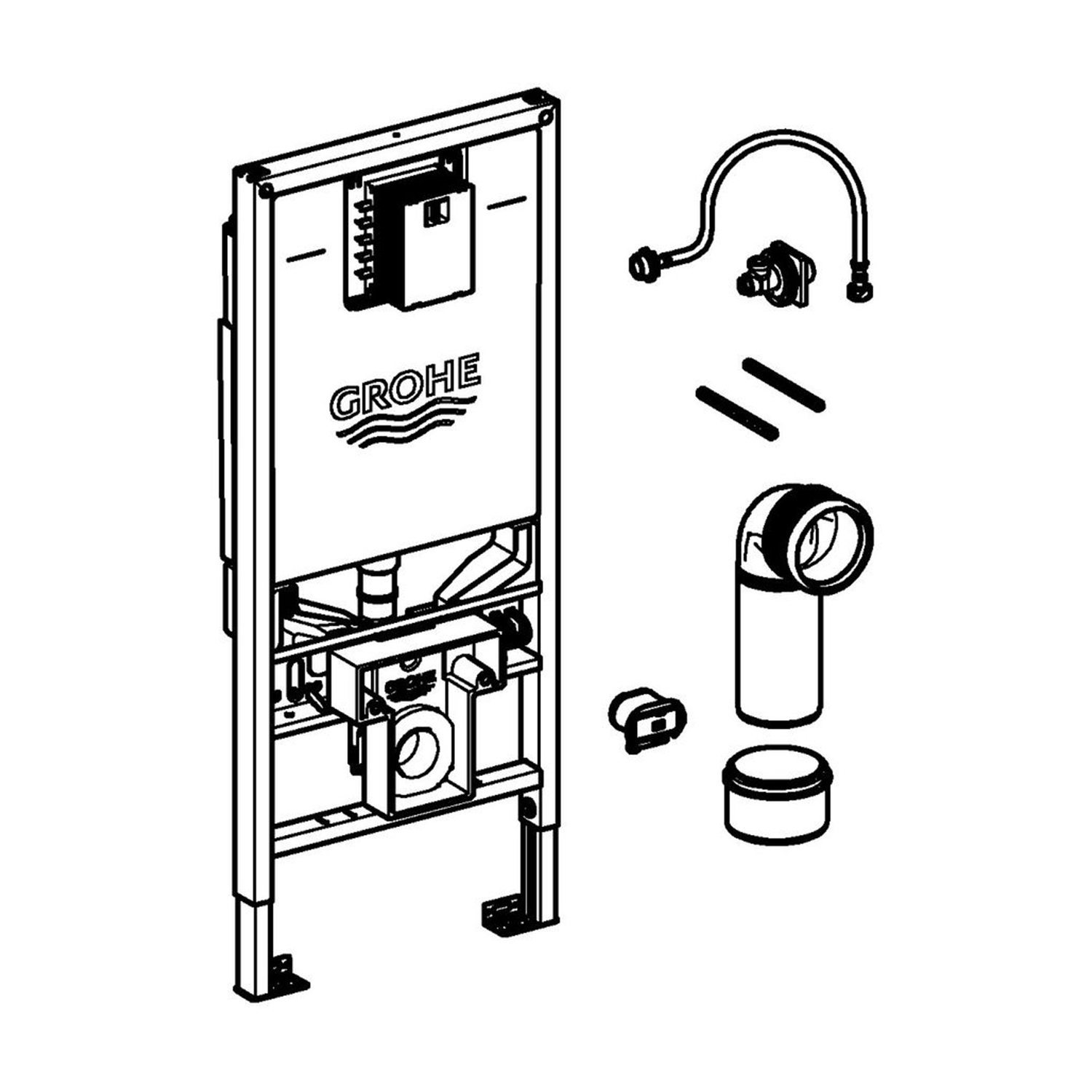 Інсталяція для унітаза Grohe Rapid SLX 39596000