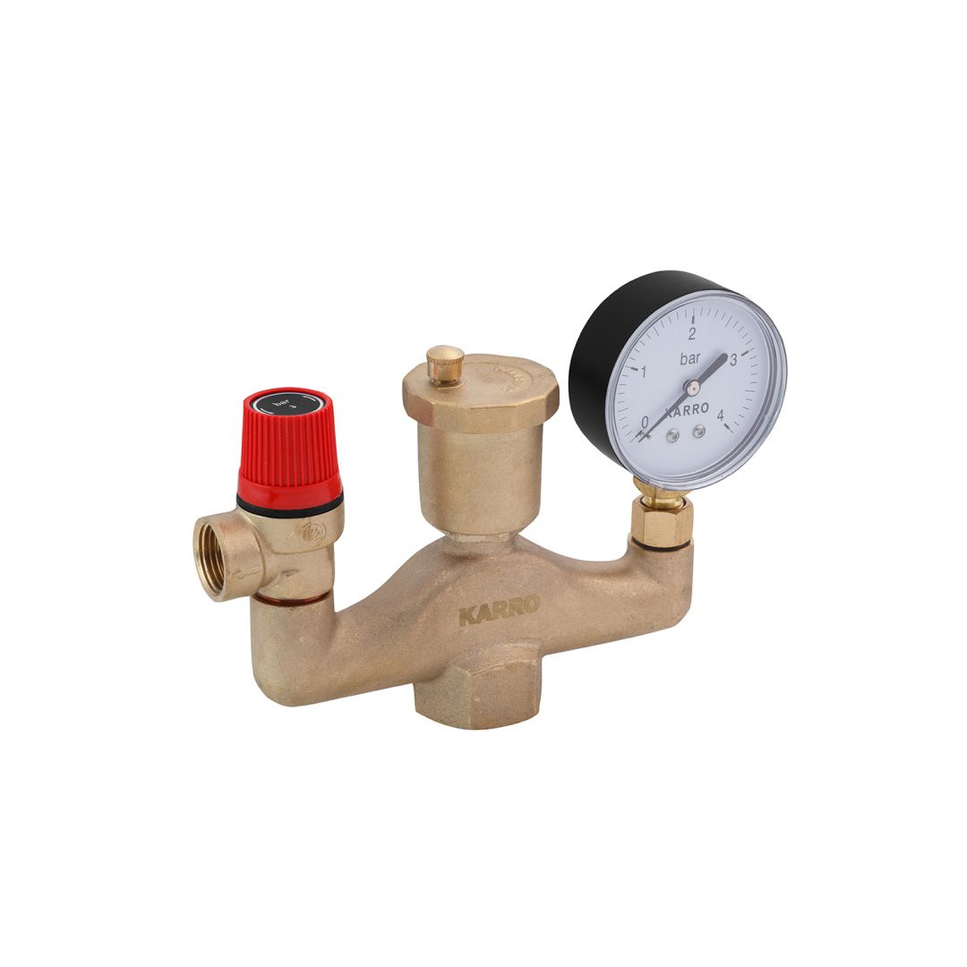 Група безпеки Karro з виходами під 90° латунний KR-88068