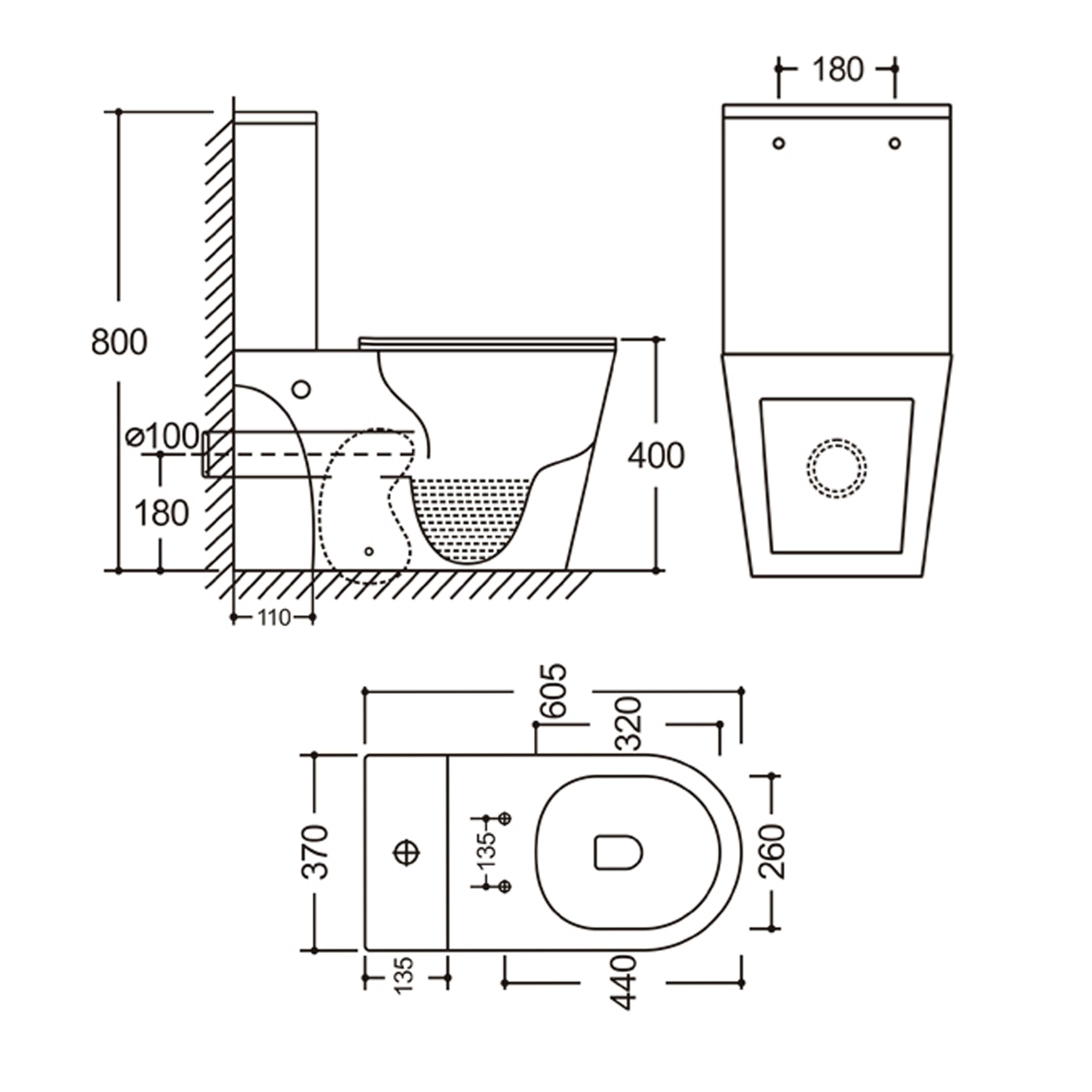 Унітаз підлоговий Qtap Dove Rimless безобідковий з сидінням Soft-close WHITE QT06228380BW