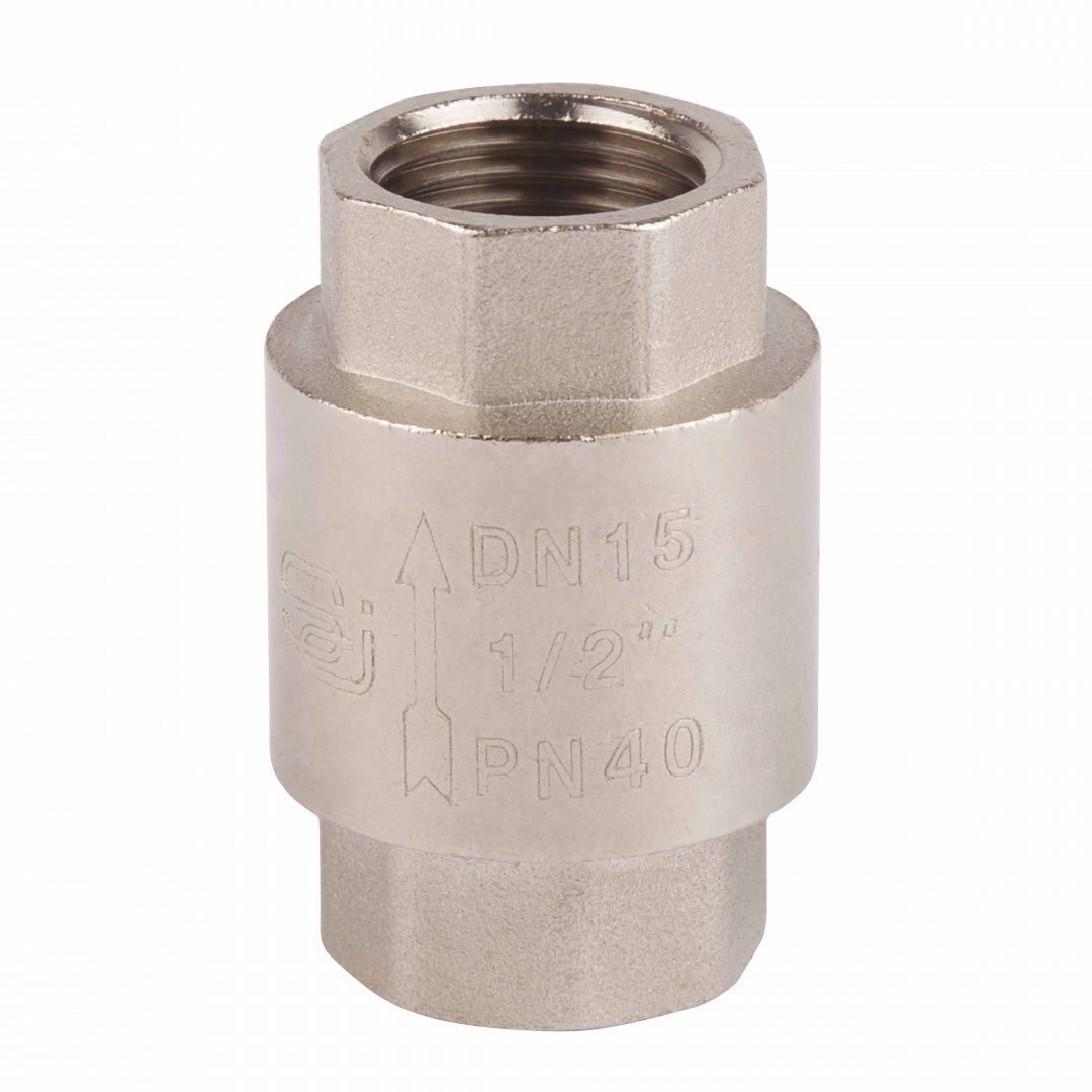 Зворотній клапан із латунним штоком Thermo Alliance Forte 1/2"В нікель SF240NW15