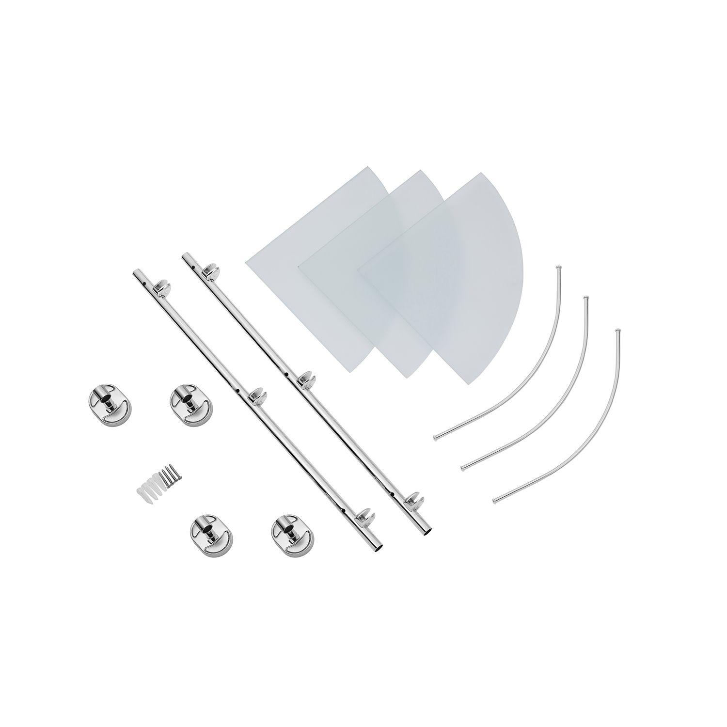 Полиця для ванної кімнати кутова Kroner KRM Elbe - ACG2907-3