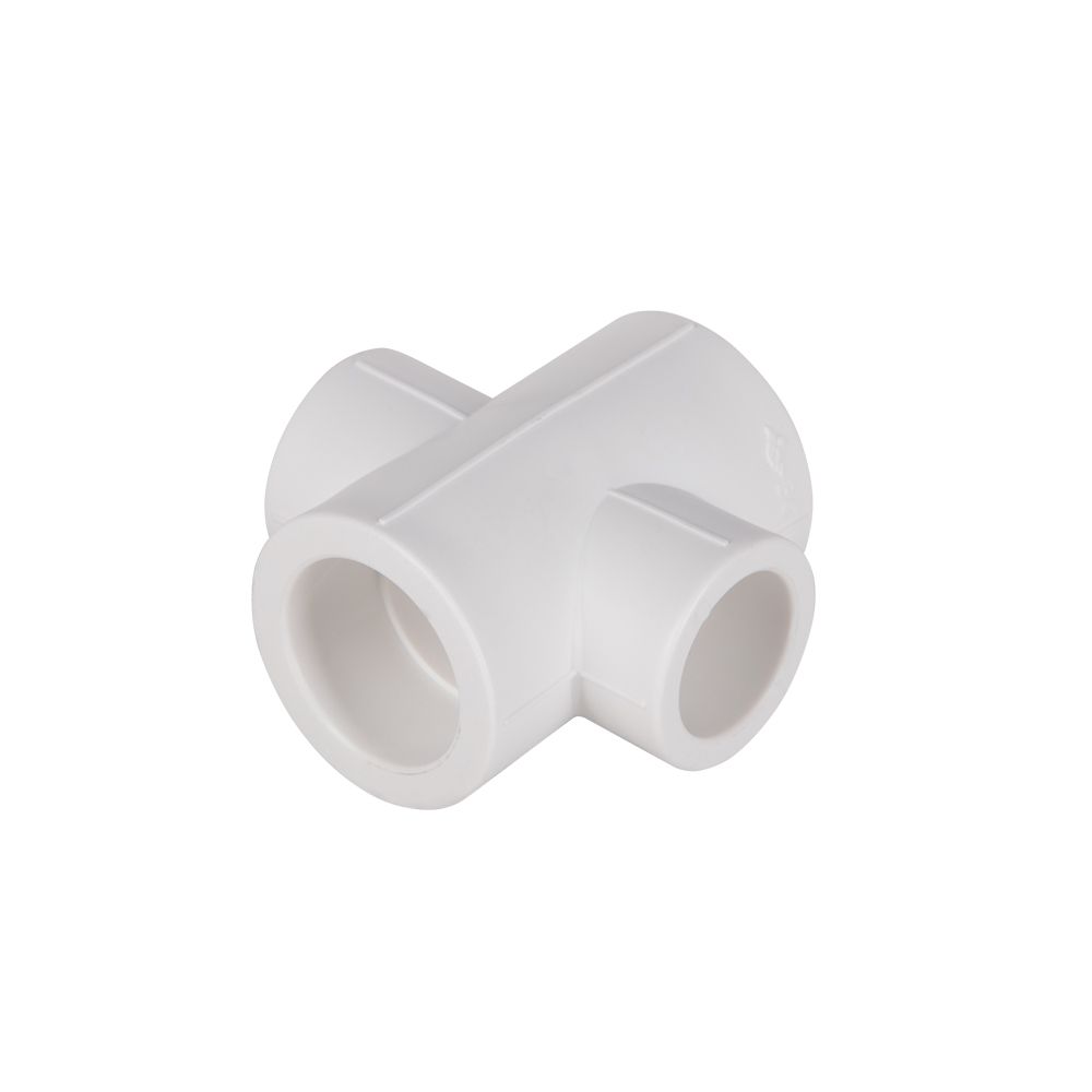 Хрестовина редукц з поліпроп.  32х25х32х25 д/поліпроп. труб  Blue Ocean "Бiлий"