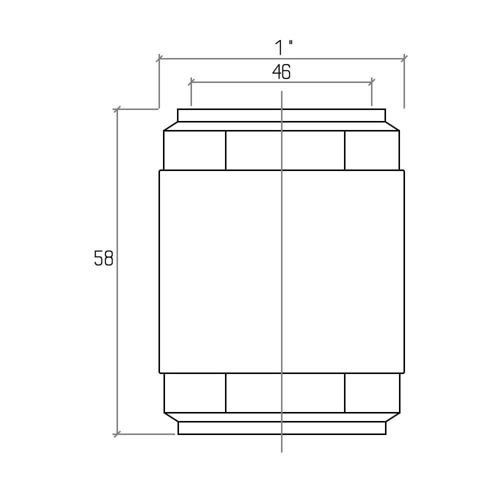 Обратный клапан Rastelli 1" Арт. 480VM