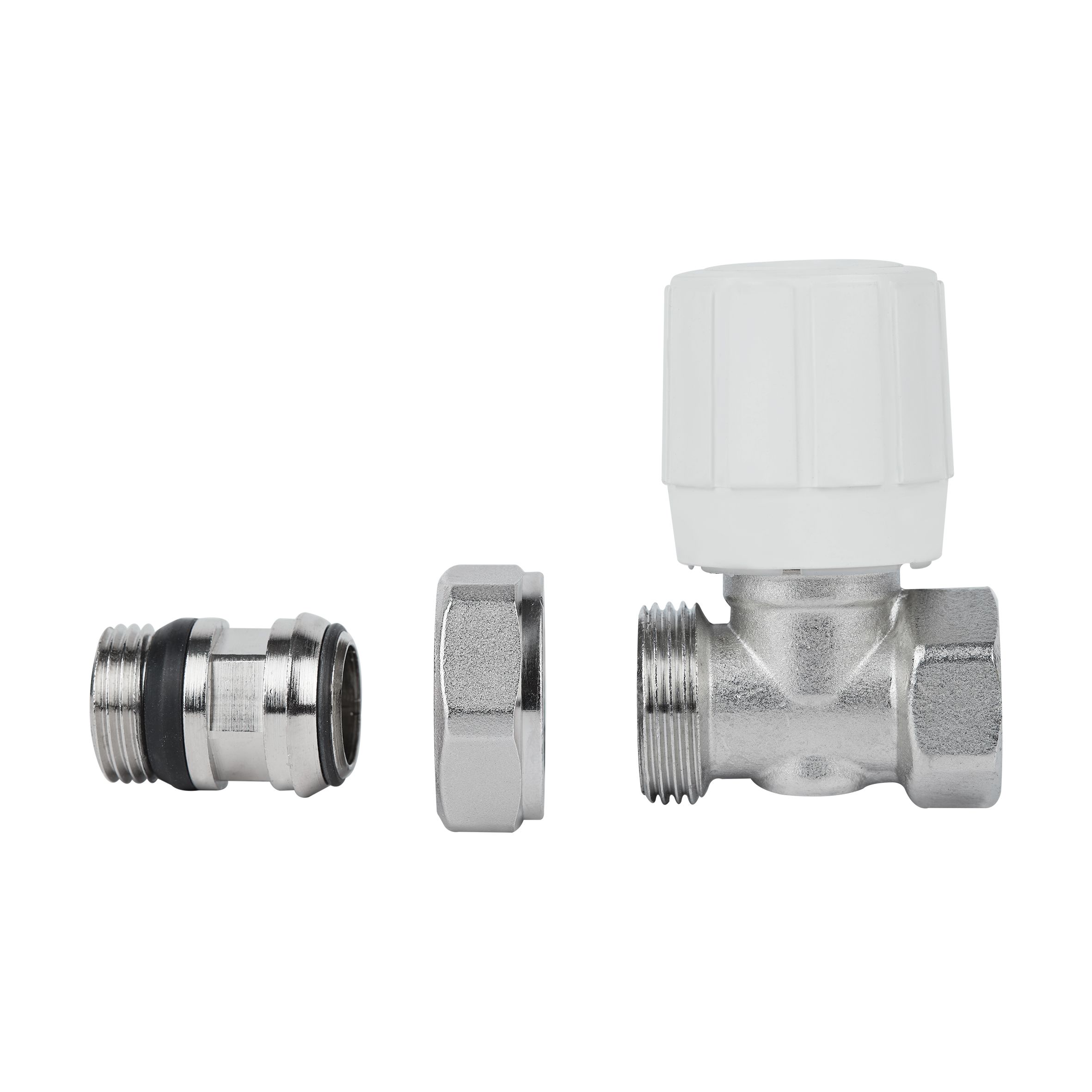 Кран радиаторный Icma 1/2" 28х1,5 с антипротечкой прямой №975