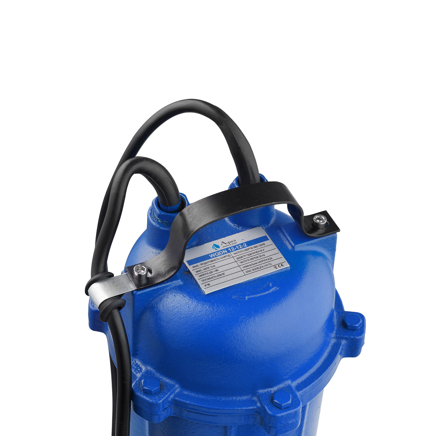 Насос фекальний Agua WQDN 12-12-2 кВт з ножем