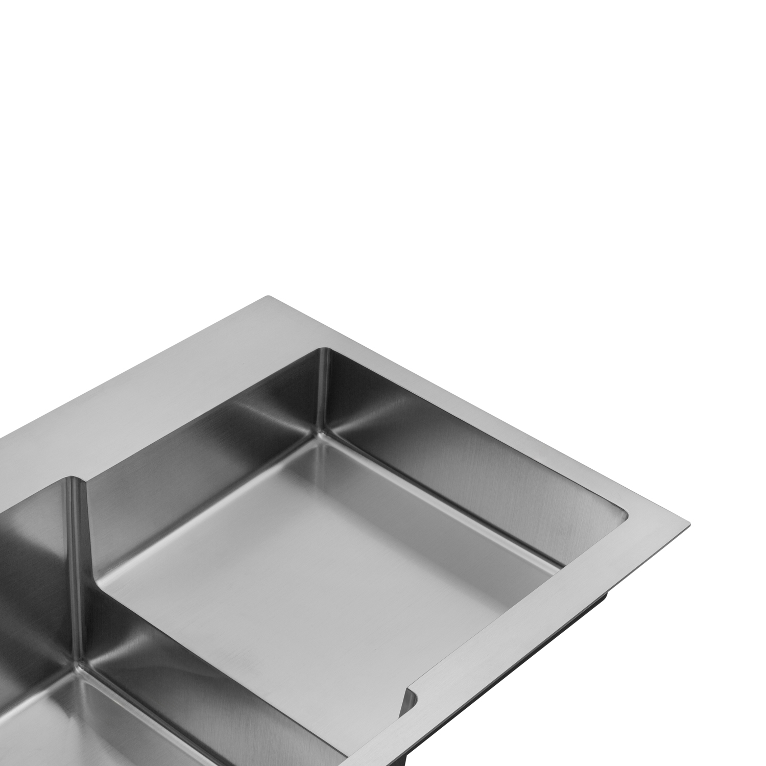 Кухонна мийка Kroner KRP Gebürstet - 7848LHM (3.0/1.0 мм)