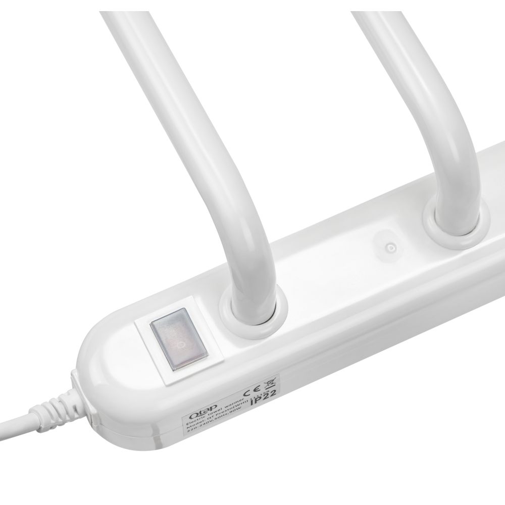 Полотенцесушитель электрический Qtap Presto (WHI) 11115R