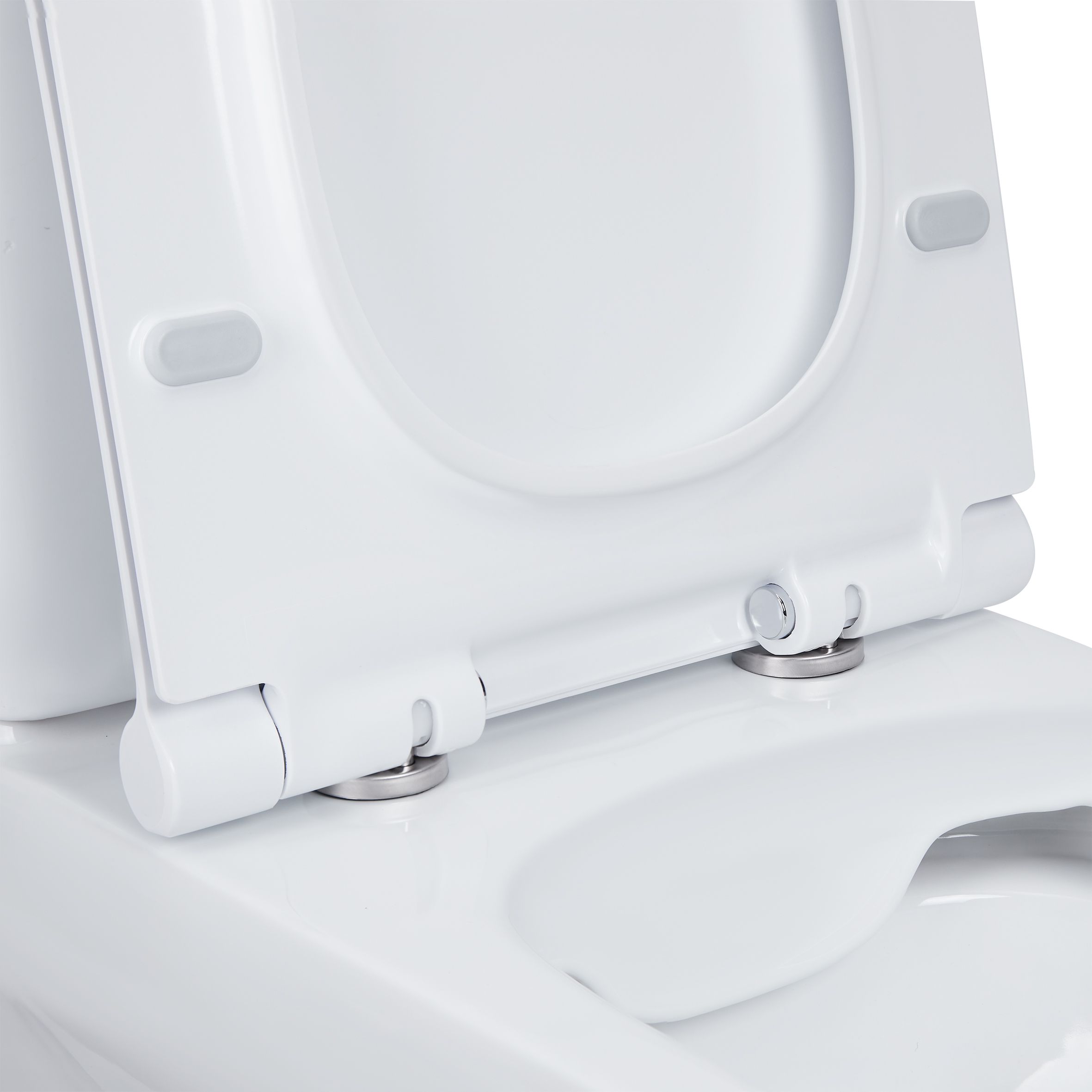 Унітаз-компакт Qtap Cardinal безобідковий з сідінням Soft-close QT0422C666PW