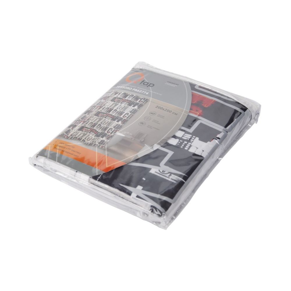 Шторка для ванной Qtap Tessoro PA62774 200х200