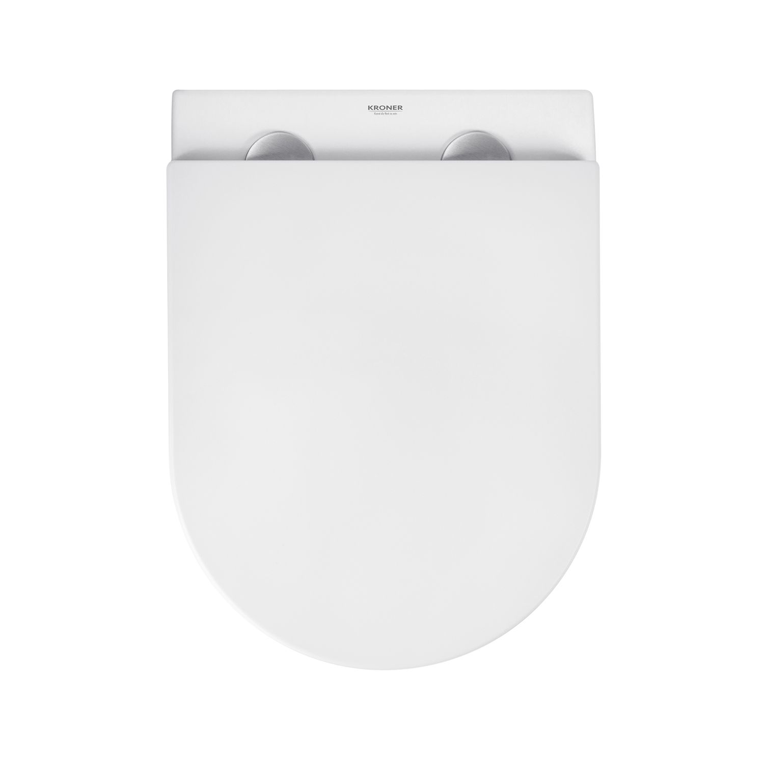 Унітаз підвісний безобідковий Kroner Harz WHI493736 RIMLESS з сидінням Slim Duroplast / Soft-close / Quick relase (KH493736WHIR)