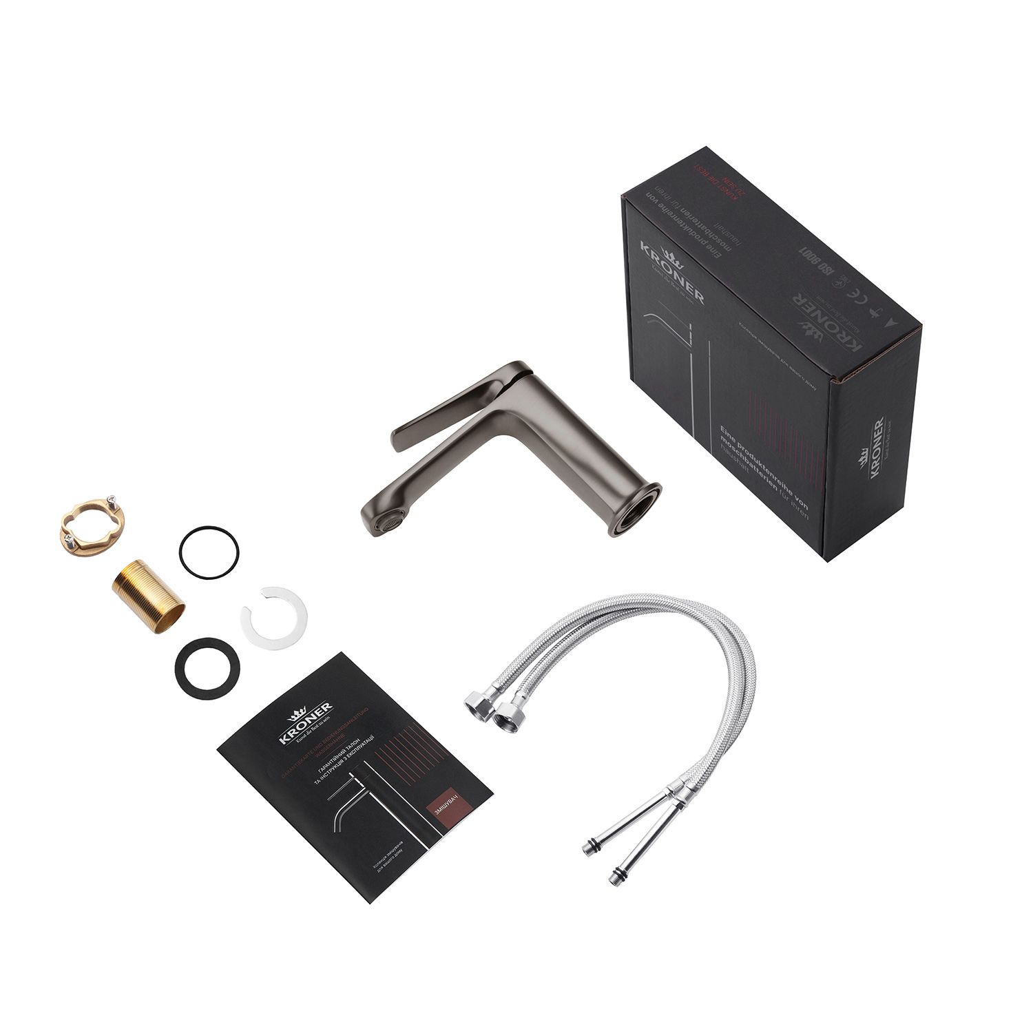 Набор 2 в 1 душова система Kroner Makon-GRP063 + змішувач Makon-GRP010