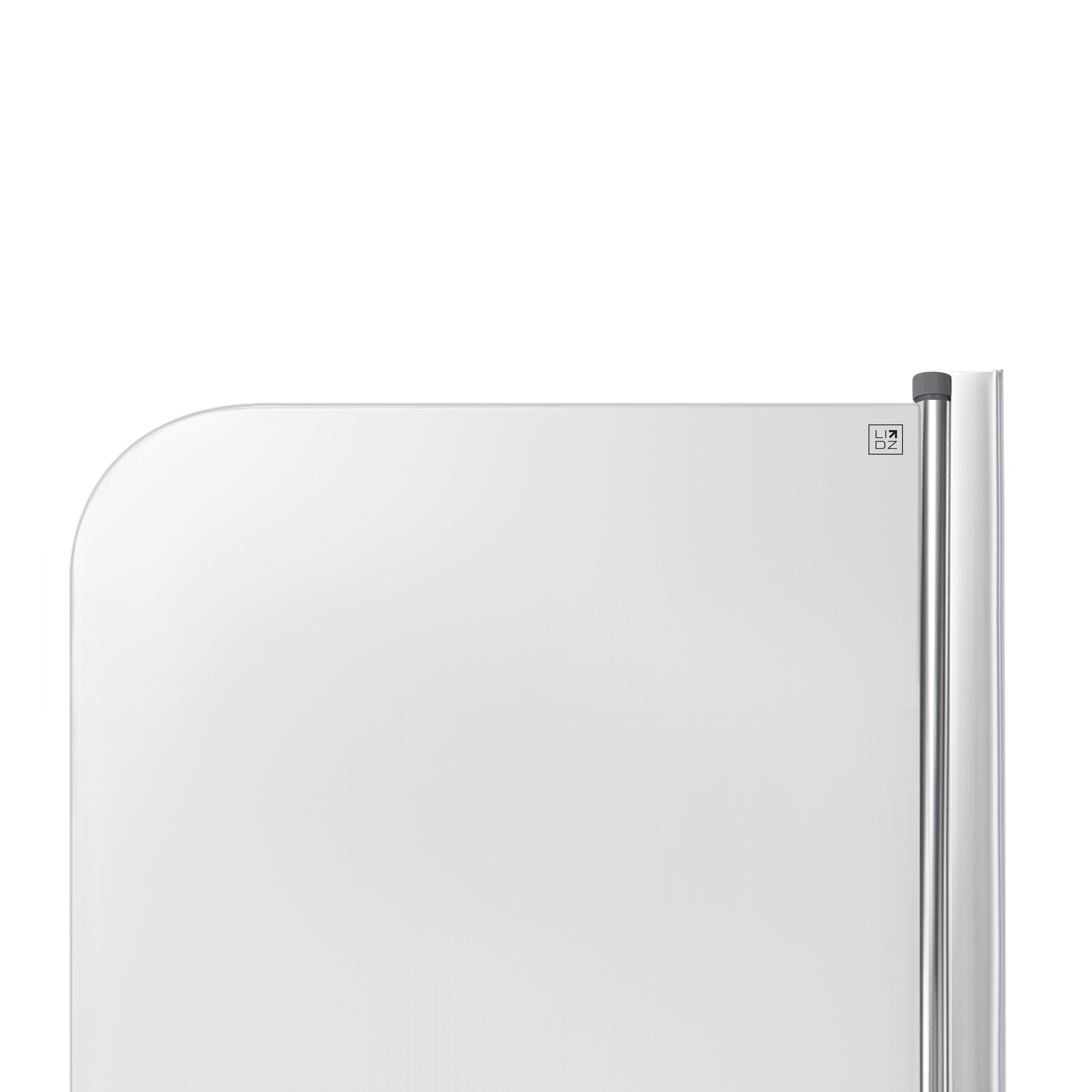 Штора на ванну Lidz Brama SS80x140R.CRM.TR стекло прозрачное 6 мм, правая