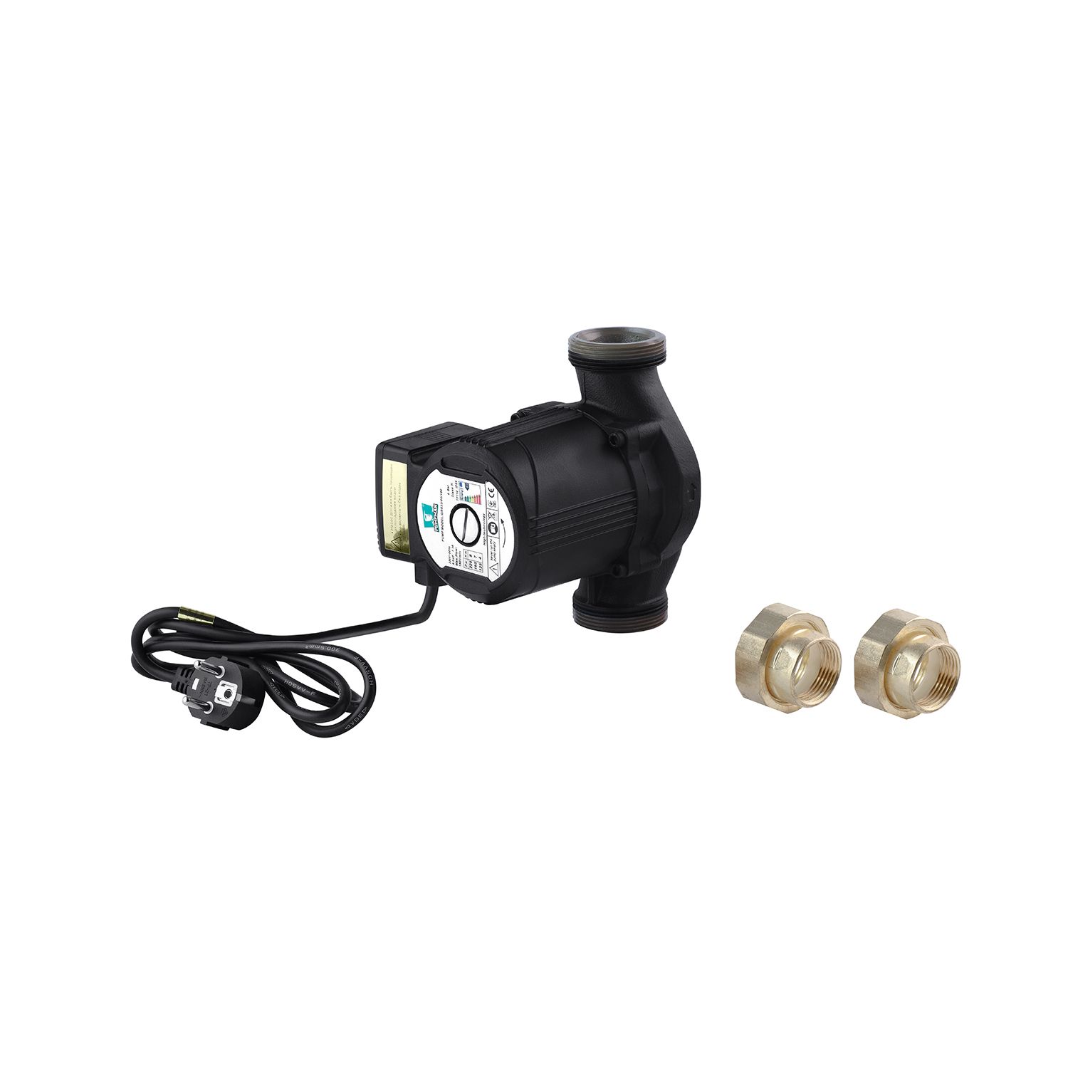 Насос циркуляційний Pumpman GRS32/80/180 Нmax 8 м Qmax 12 куб.м 225 Вт з гайками