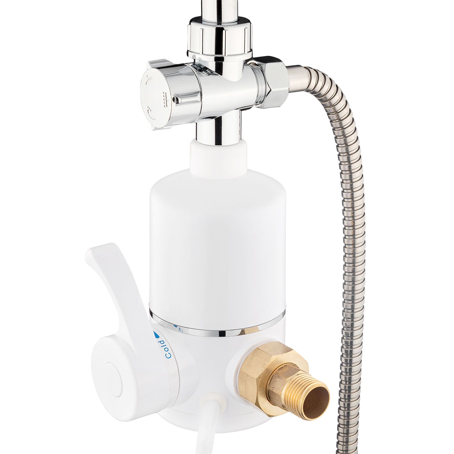 Проточний водонагрівач Kroner KRM Volt - CW190WMDS з дисплеєм