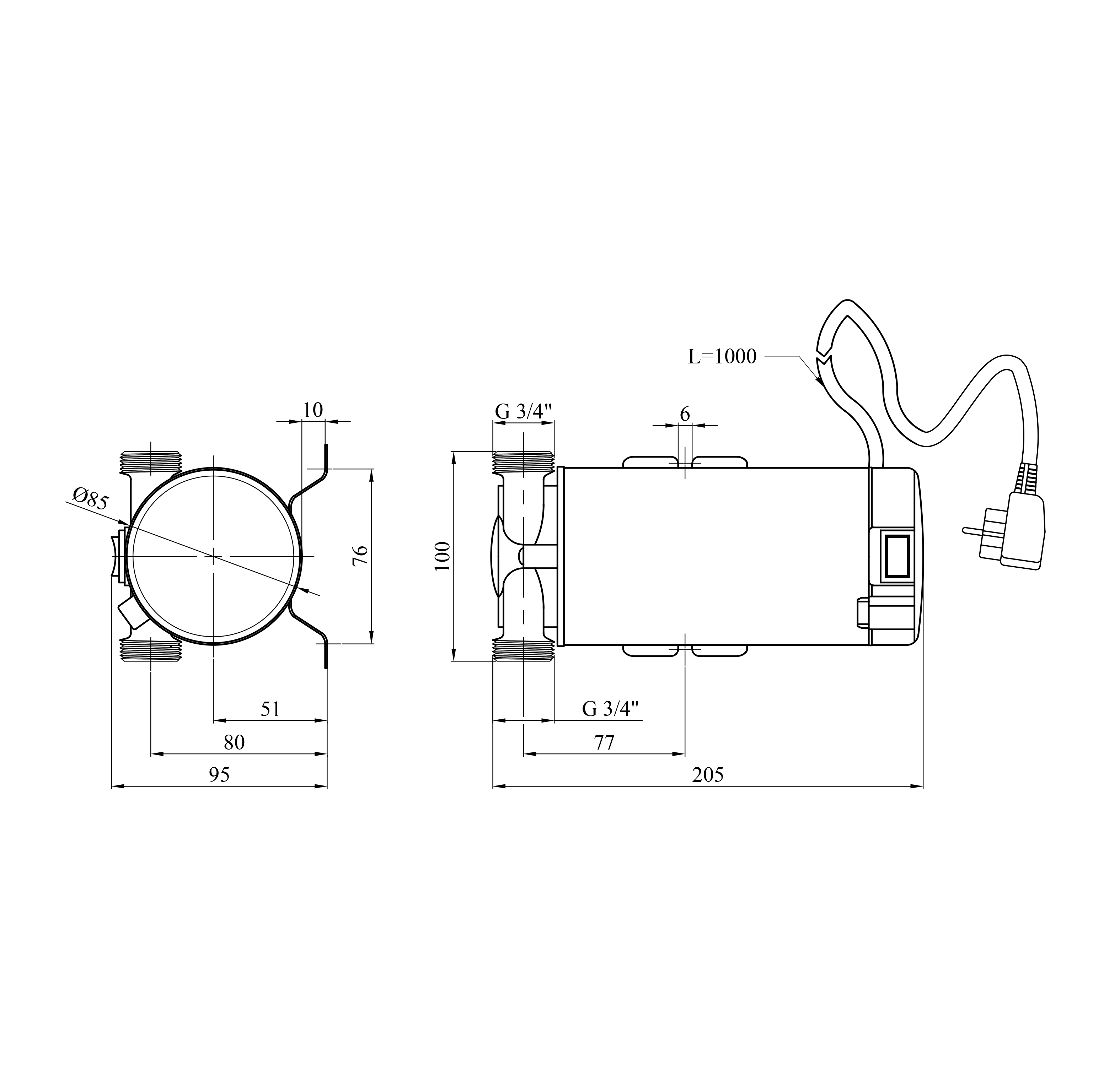 Насос для підвищення тиску Agua W15G-15