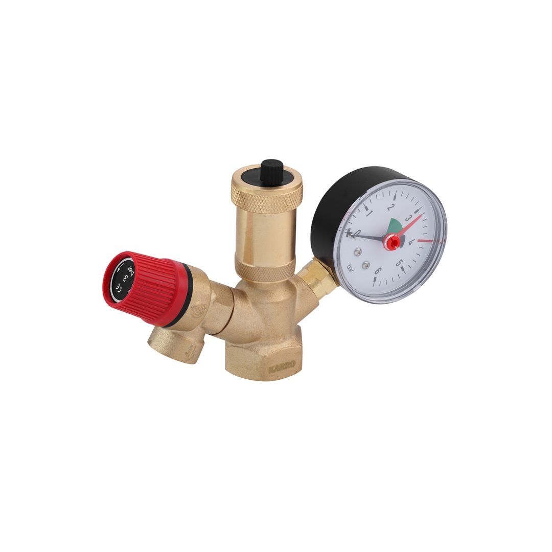 Група безпеки з виходами під 45° Karro KR-88138 латунний