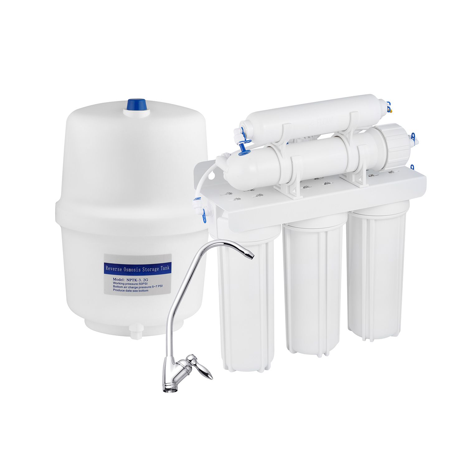 Система зворотного осмосу Нова Вода N/n O-500 (+ TDS) без помпи