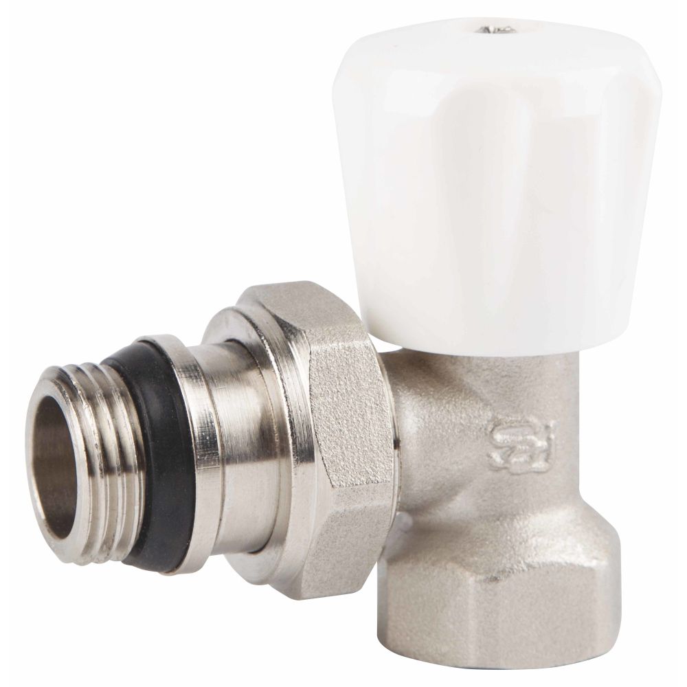 Кран радиаторный угловой SD Forte Classiс с антипротечкой 1/2" SF228W15