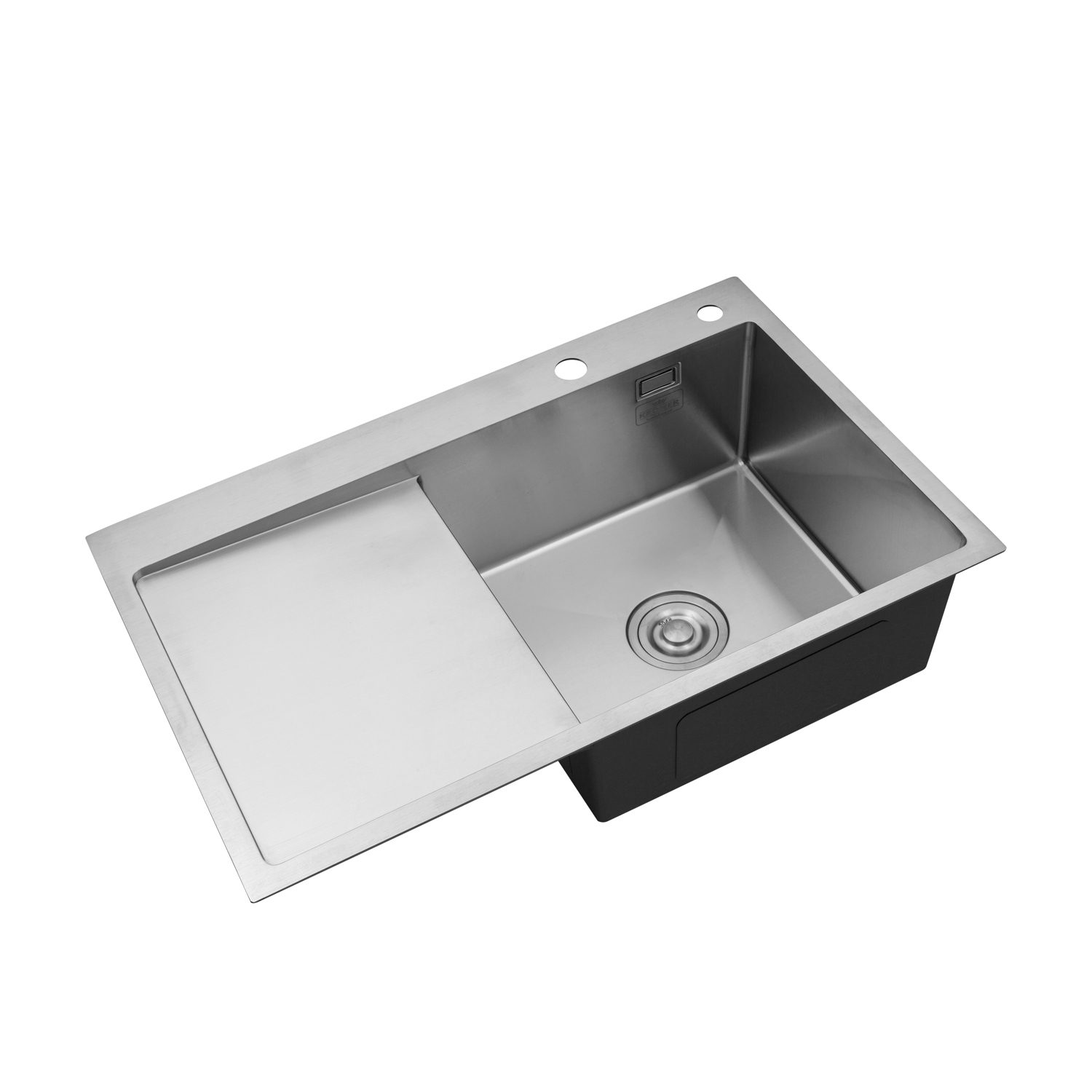 Кухонна мийка Kroner KRP Gebürstet - 7849RHM (3.0/1.0 мм)