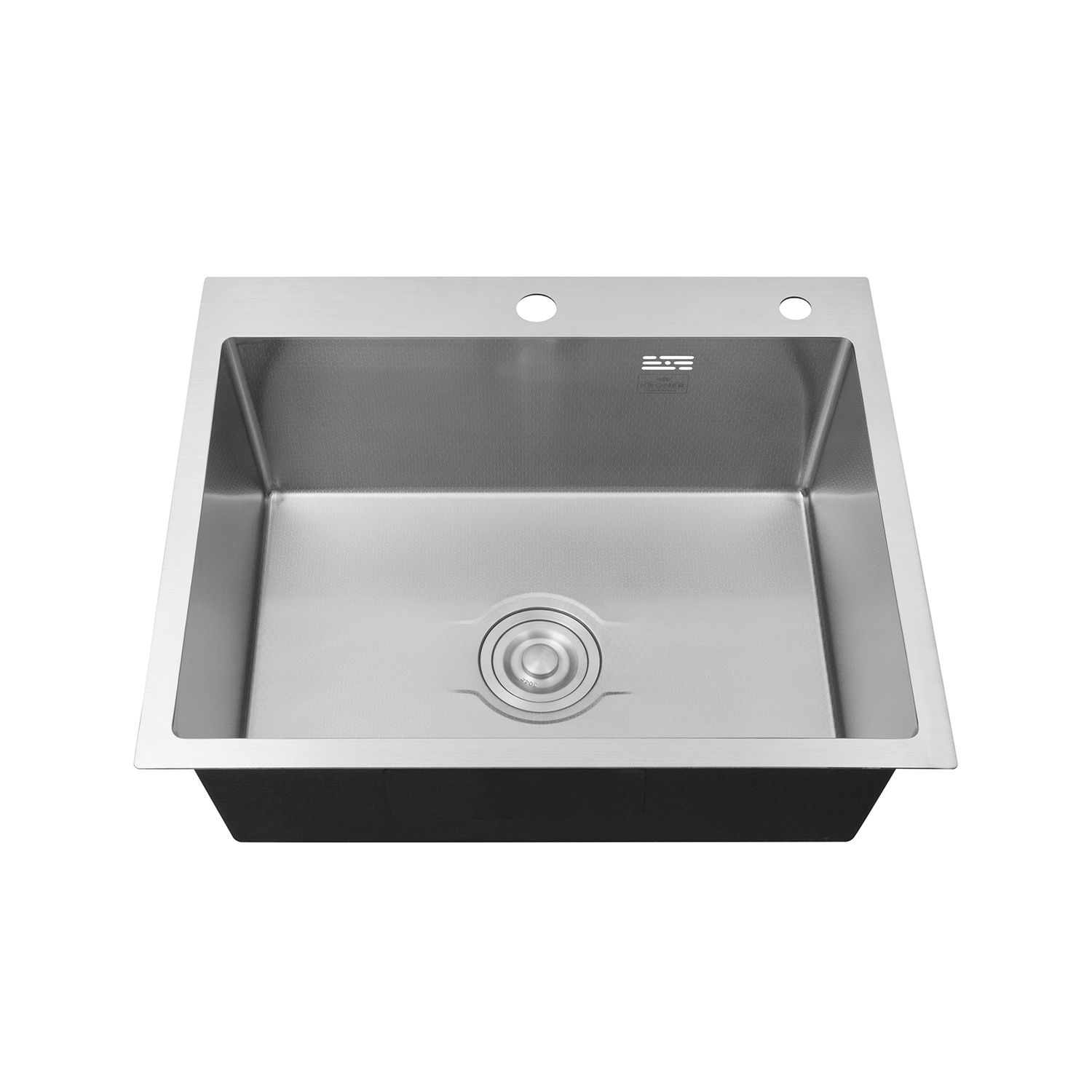 Кухонна мийка Kroner KRP Derby - 6050HM Brush (2,5/0,5 мм)