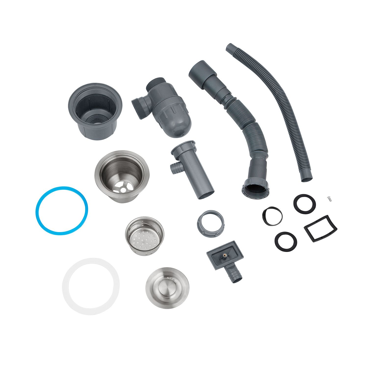 Кухонна мийка Kroner KRP Schwarze - SET7545NG PVD (3.0/0.8 мм)