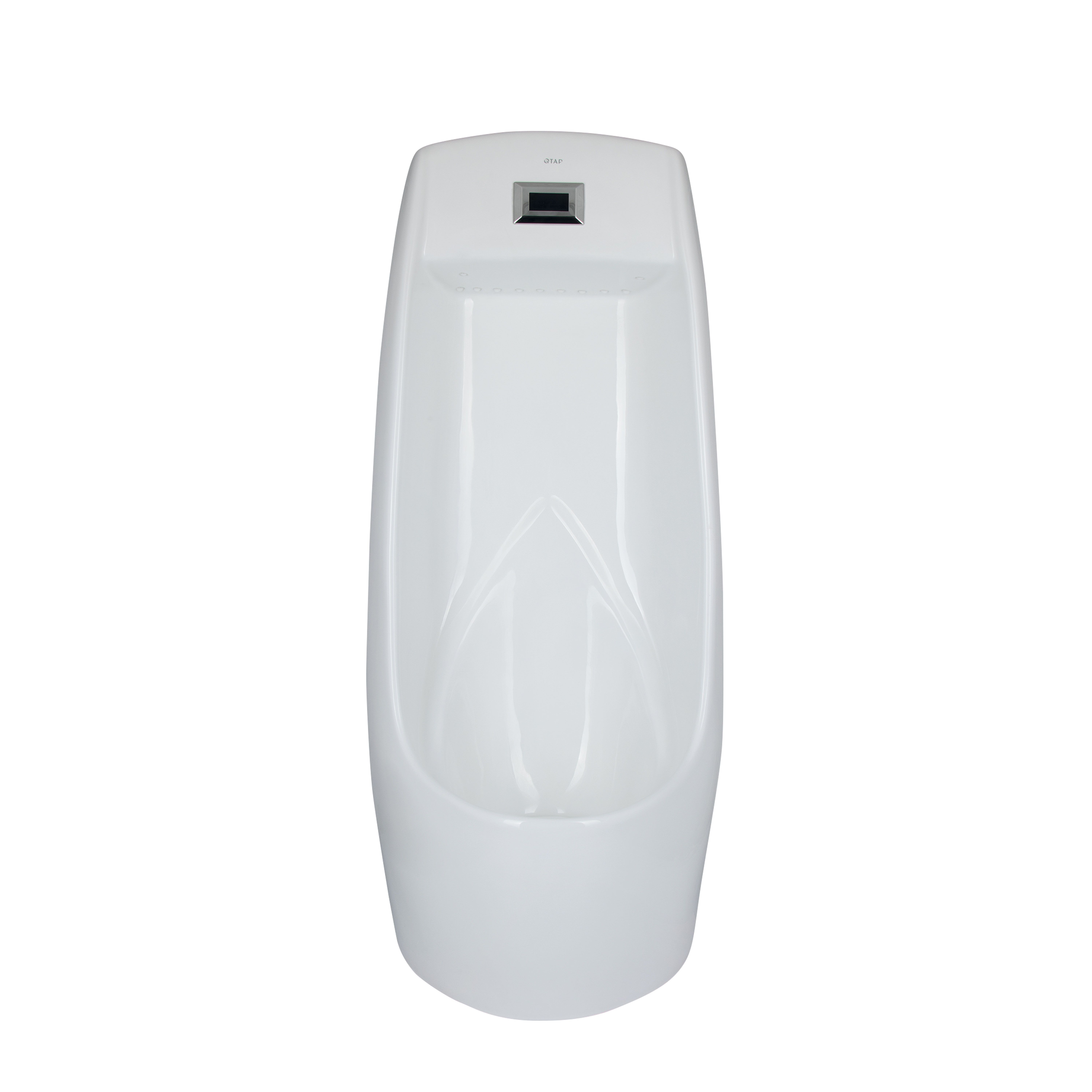 Пісуар підлоговий Qtap Scorpio з ІЧ-датчиком автоматичного змиву 430х370х990 White QT1488101HW