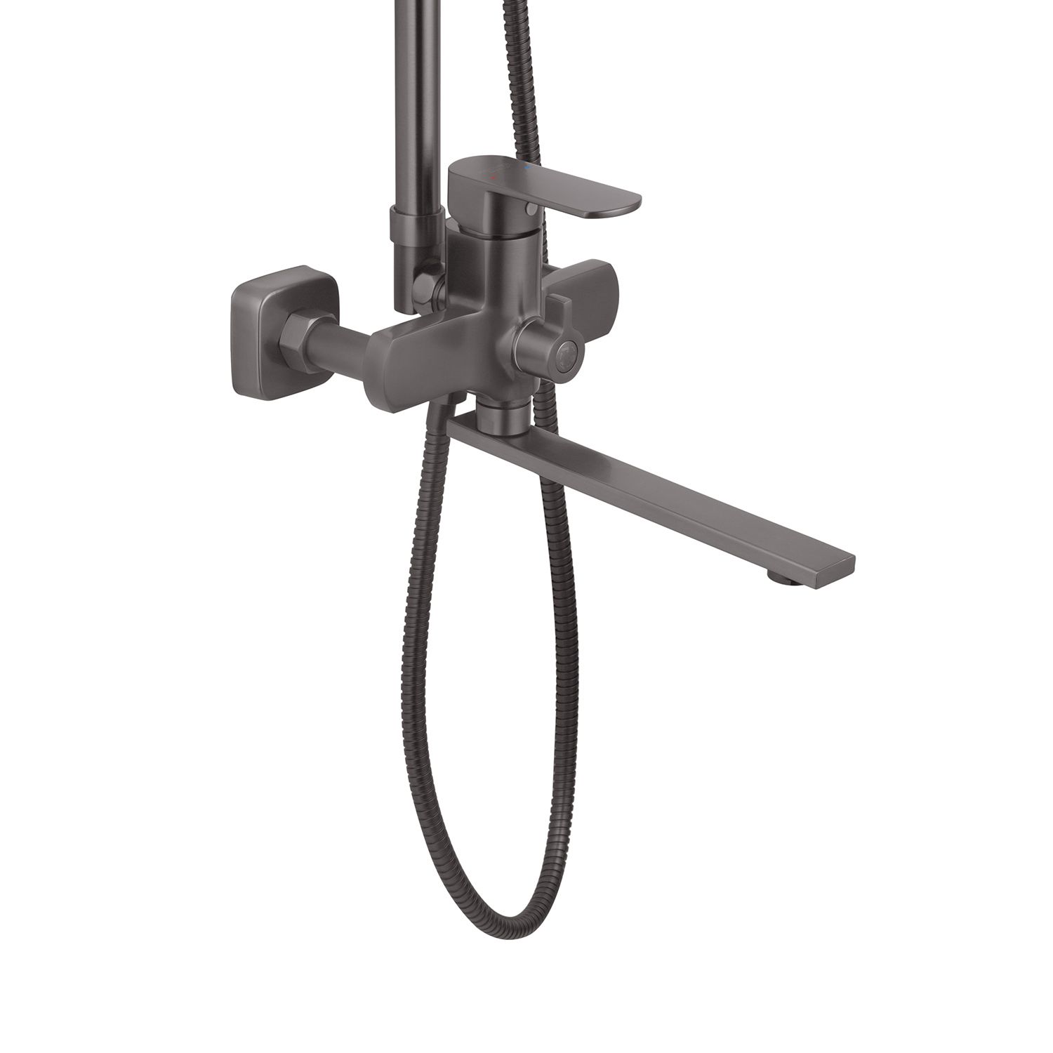 Набор 2 в 1 душова система Kroner Armada-GRP067 + змішувач Makon-GRP010