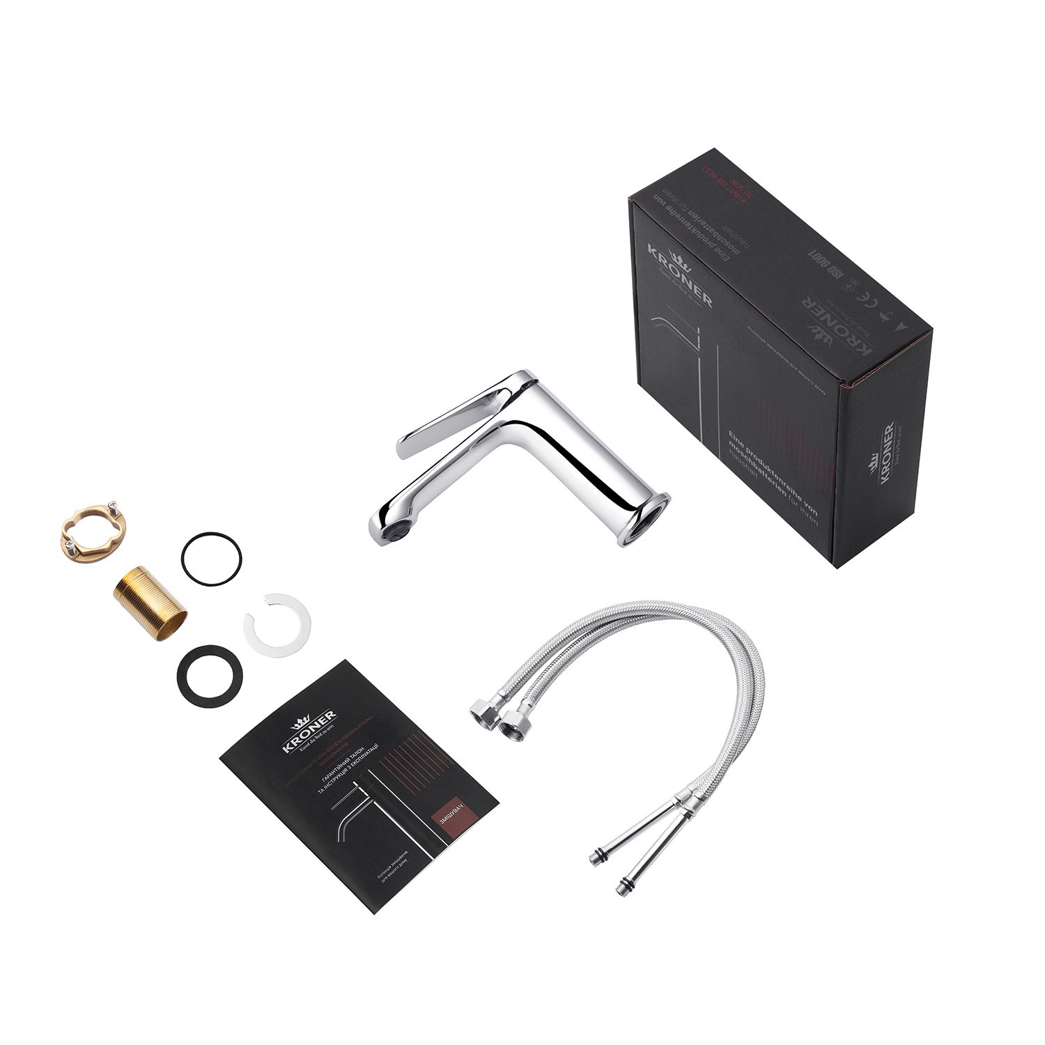 Набор 2 в 1 душова система Kroner Makon-C063 + змішувач Makon-C010