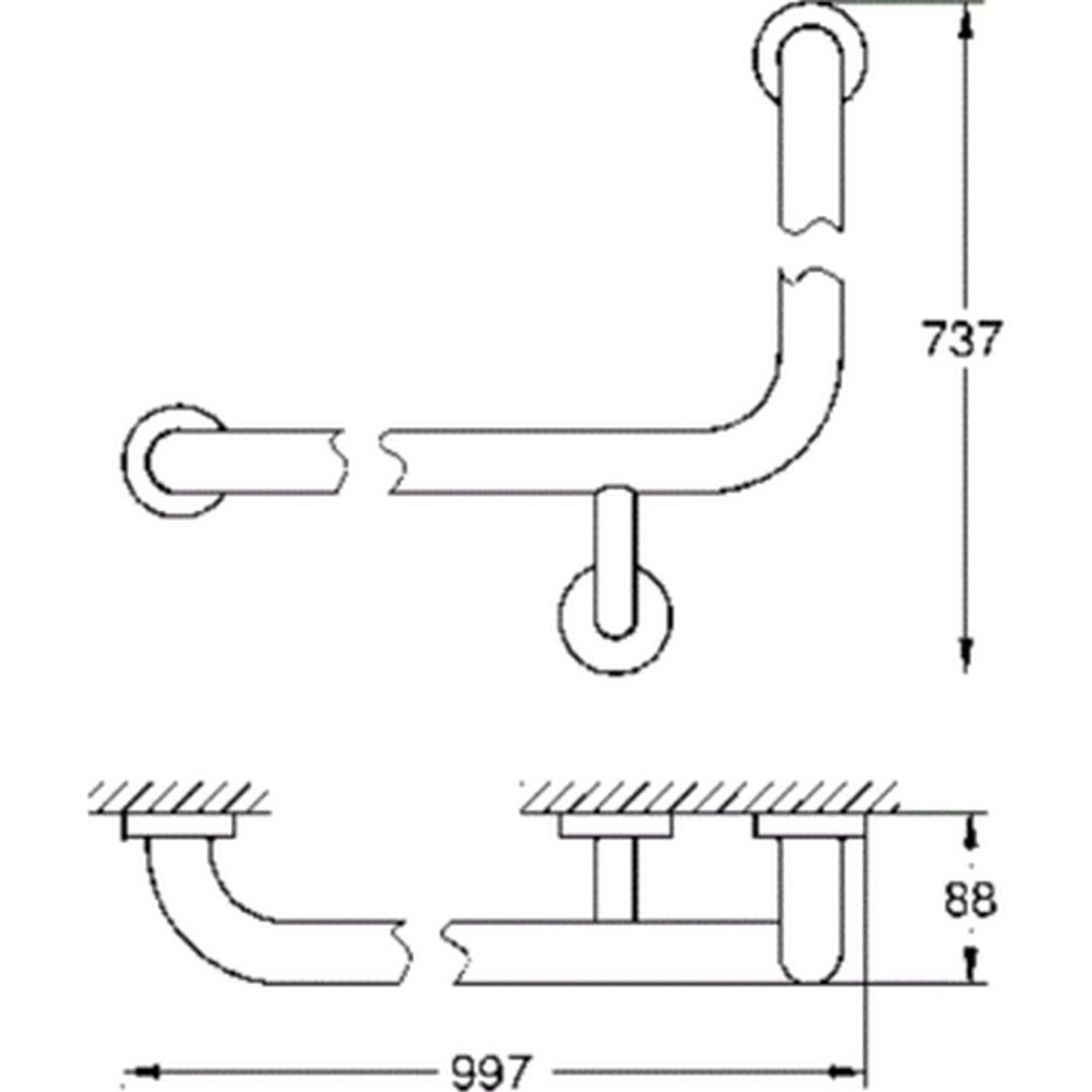 Поручень для ванны Grohe Essentials 40797001