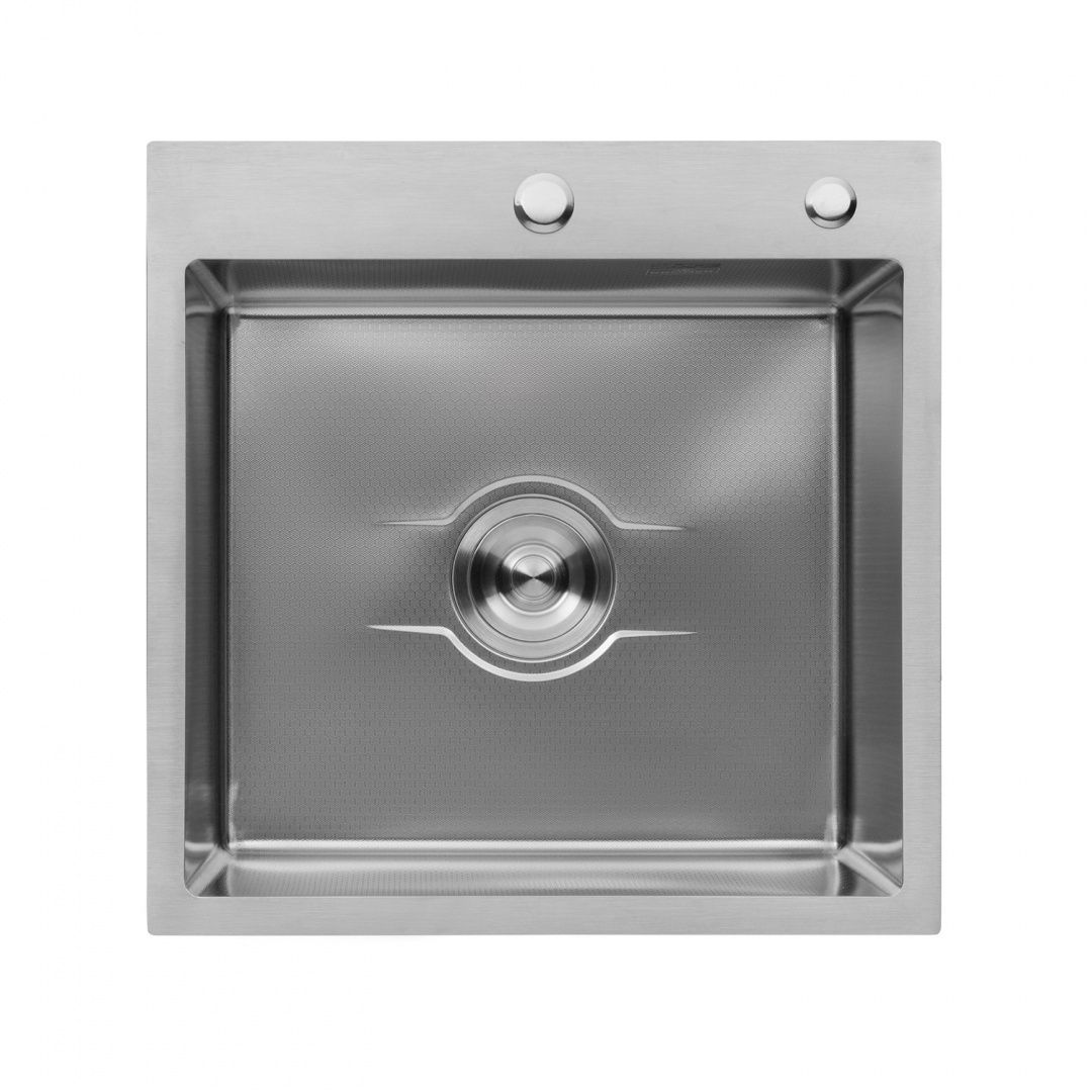 Кухонна мийка Kroner KRP Derby - 5050HM Brush (2,5/0,5 мм)